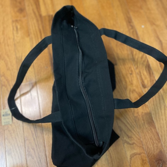 PINK Small Tote Bag - Black w/ Multicolored PINK logo - Picture 7 of 9